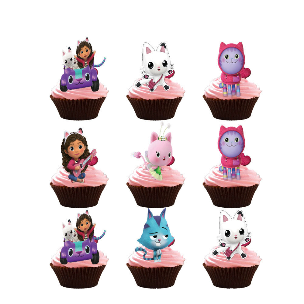 Gabby’s Dollhouse Birthday Party Set – Complete Table Decor Kit.