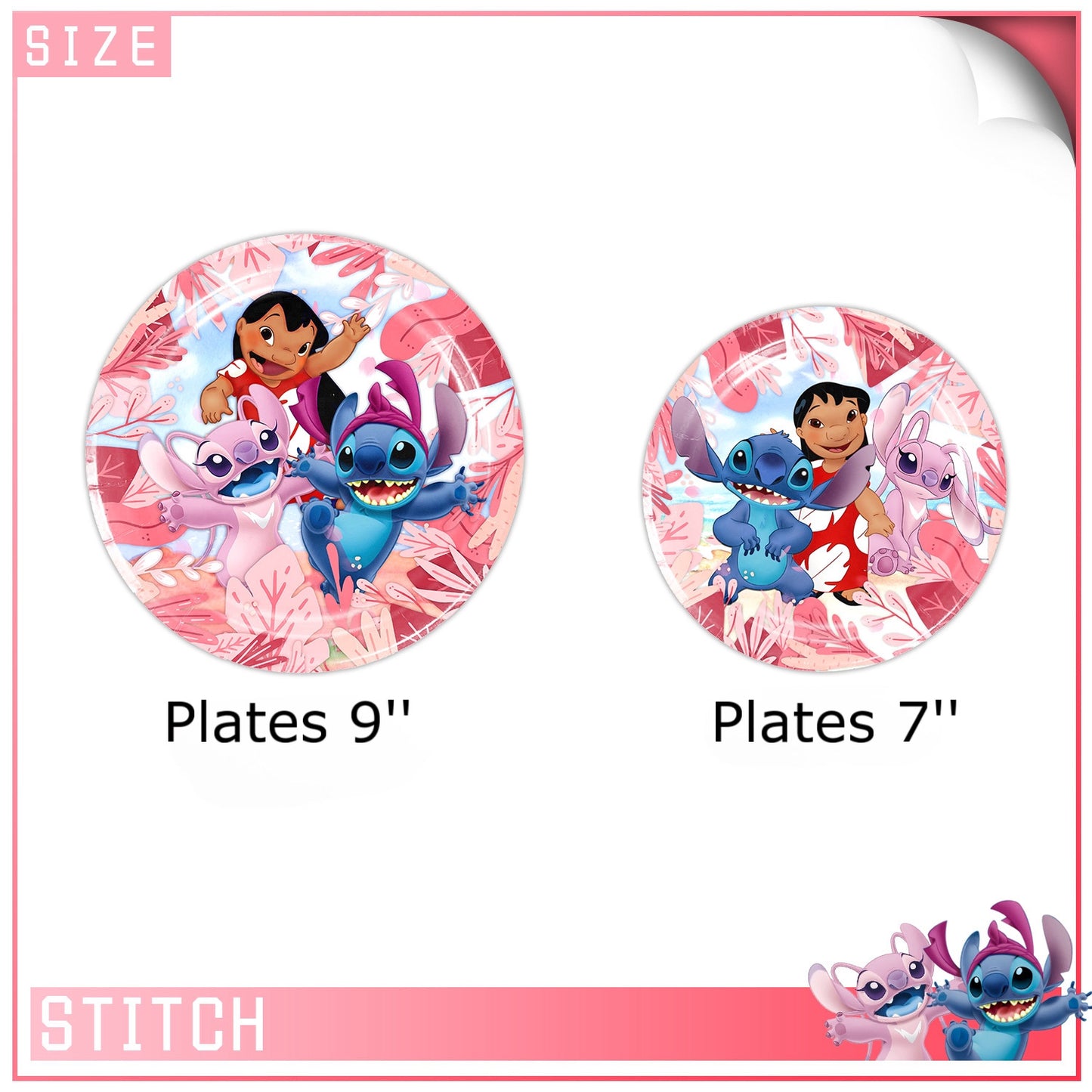 Stitch Tropical party decorations set-table decor.