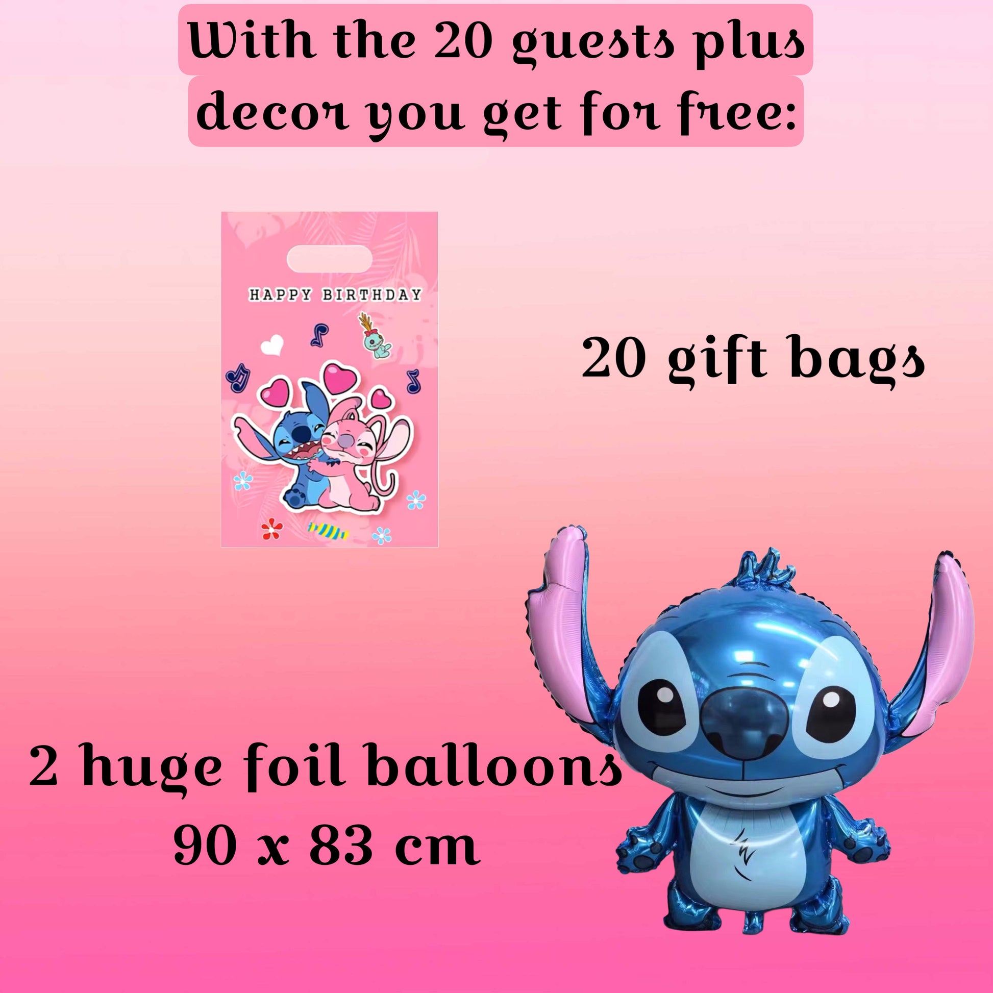Stitch Tropical party decorations set-table decor.