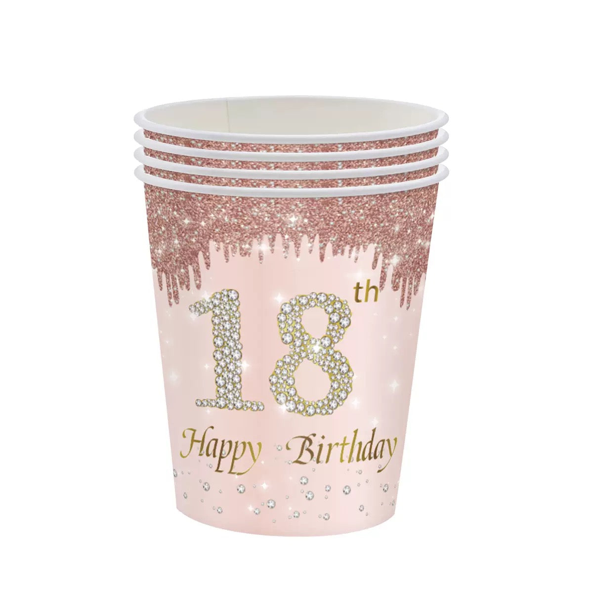 18th Birthday Celebration Party Set – Complete Table Decor Kit.