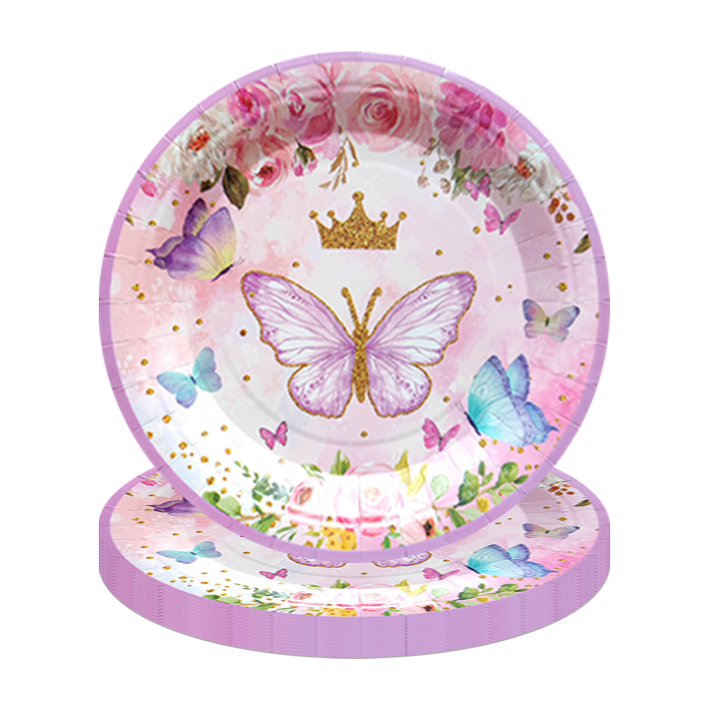 Butterflies Party Supplies | Complete Decoration Set for 10 or 20 Guests.