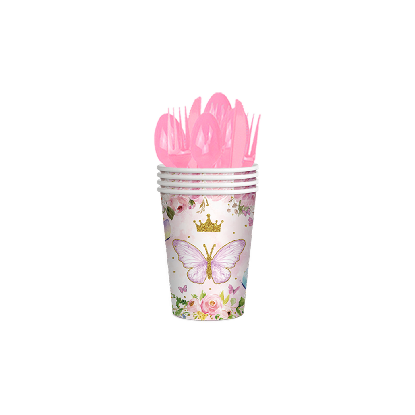 Butterflies Party Supplies | Complete Decoration Set for 10 or 20 Guests.