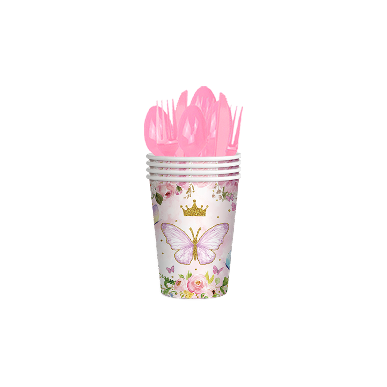 Butterflies Party Supplies | Complete Decoration Set for 10 or 20 Guests.