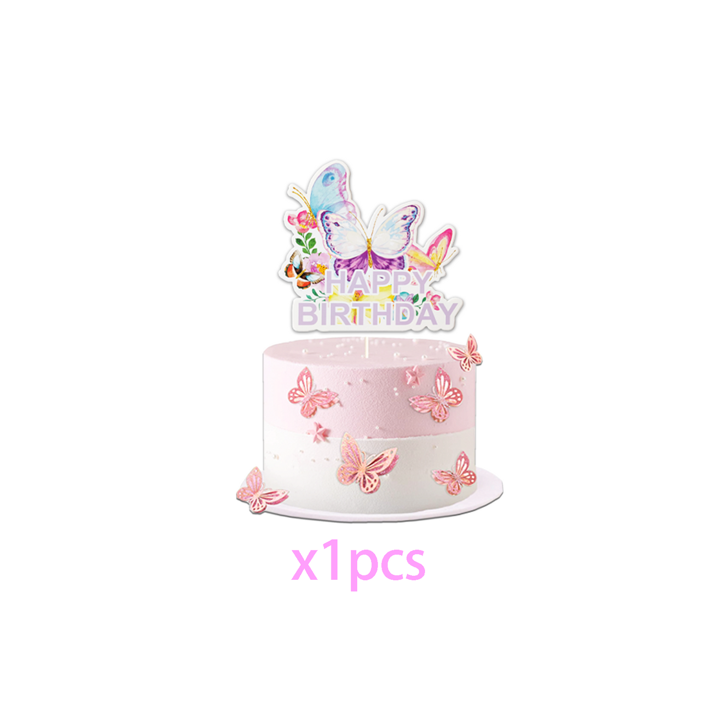 Butterflies Party Supplies | Complete Decoration Set for 10 or 20 Guests.