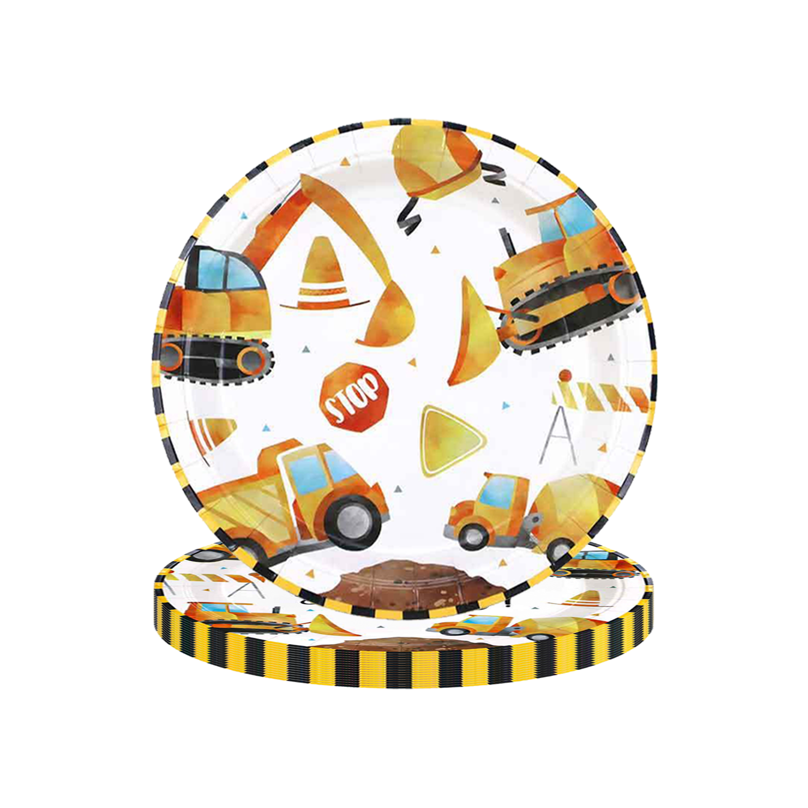 Construction & Trucks Party Set – Complete Birthday Table Decor Kit.