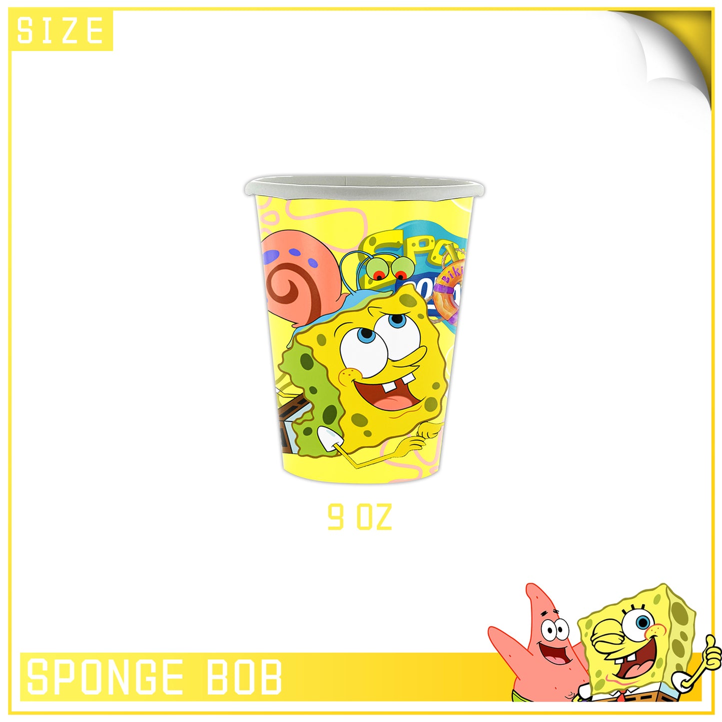 SpongeBob SquarePants Birthday Party Set – Complete Table Decor Kit.