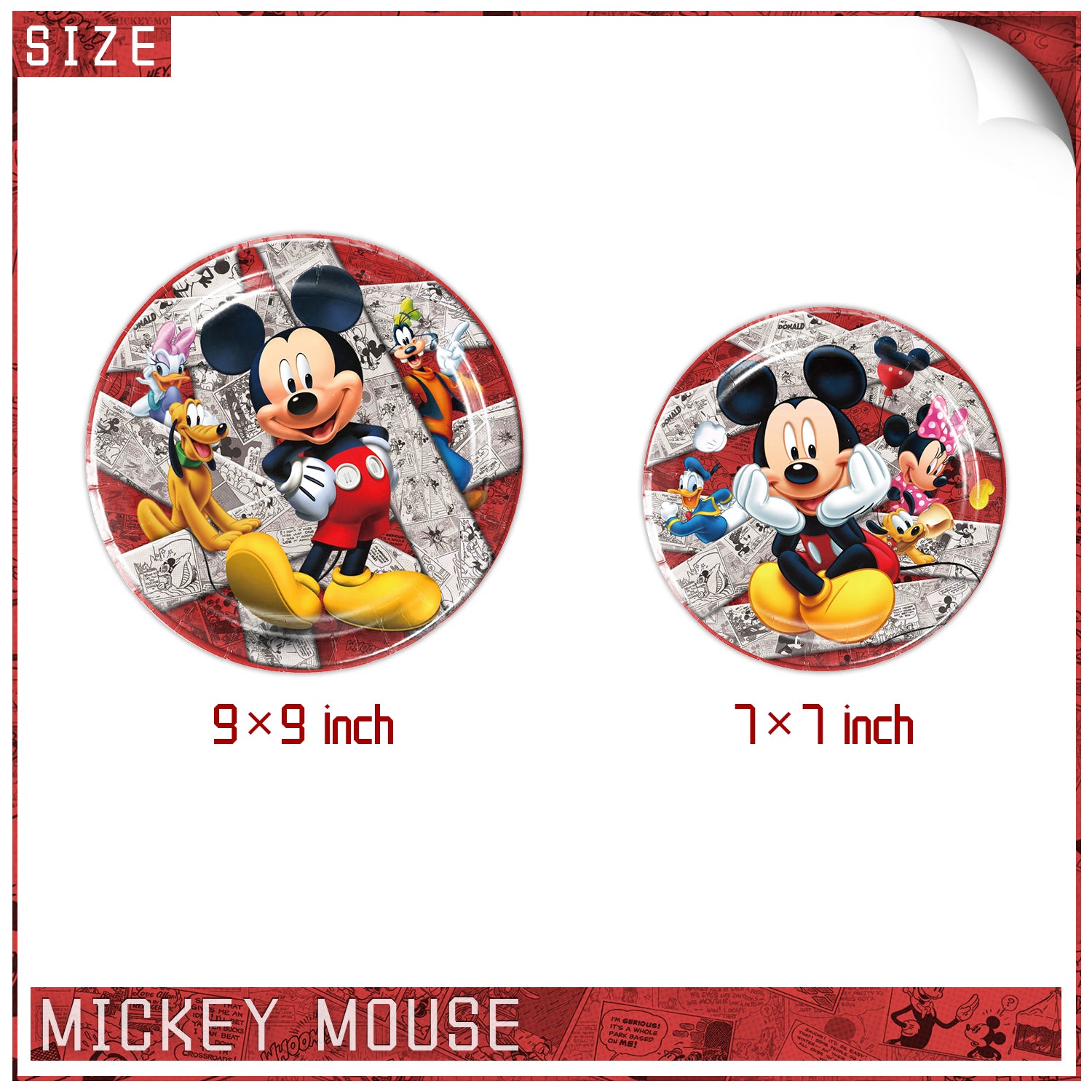 Mickey Mouse party decorations set-table decor.