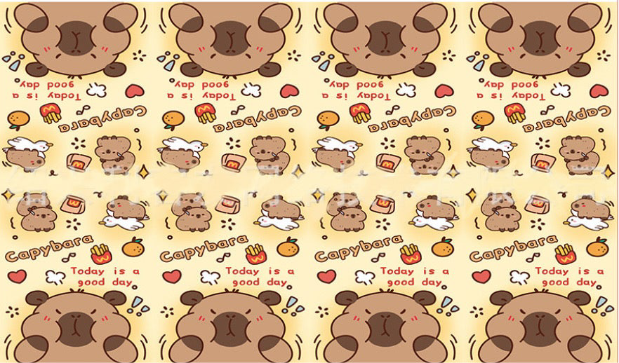Capybara Birthday Party Decorations – Complete Decoration Set.