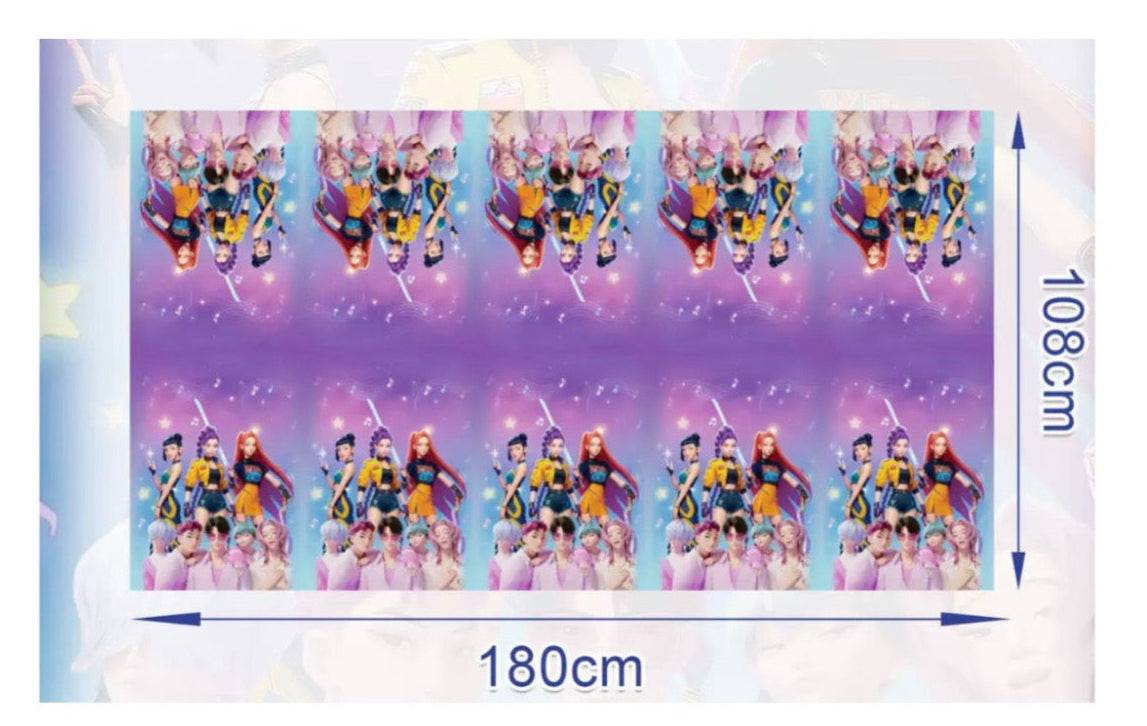 Huntrix Birthday Party Decorations (Style C) – Complete Decoration Set.