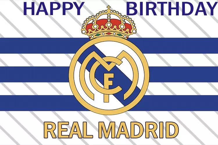 Real Madrid Birthday Party Decorations – Complete Decoration Set.