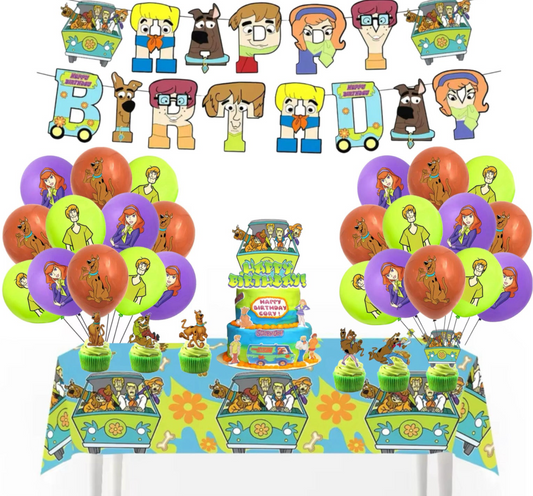 Scooby Doo Birthday Party Decorations – Complete Decoration Set.