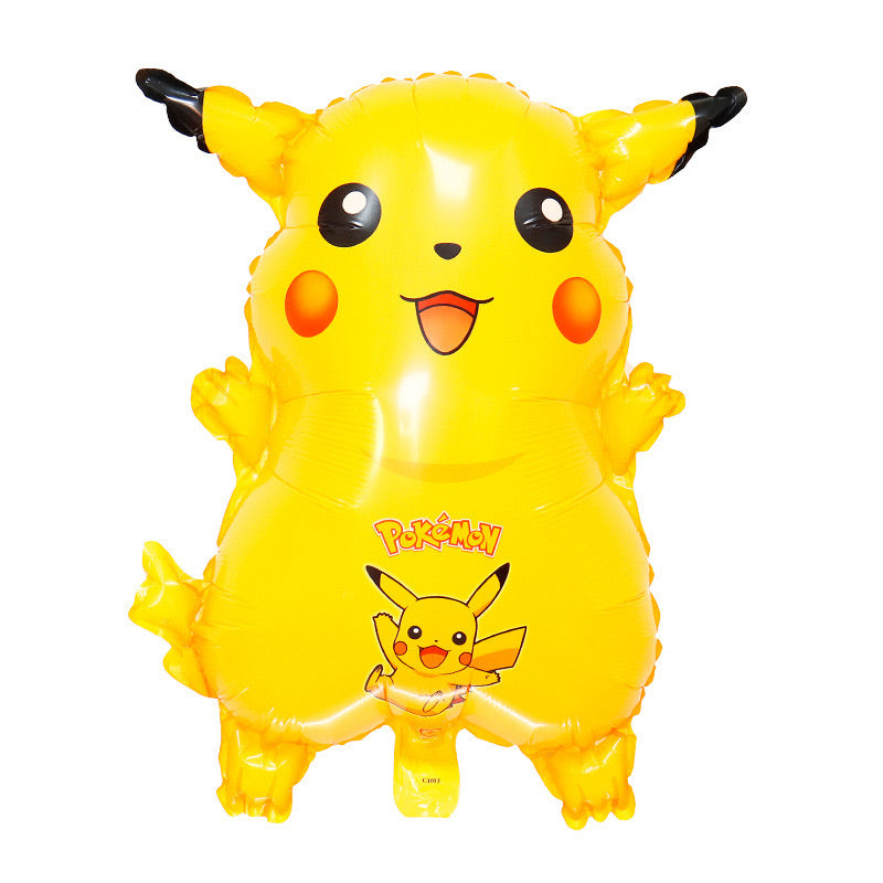 Pikachu foil balloons.