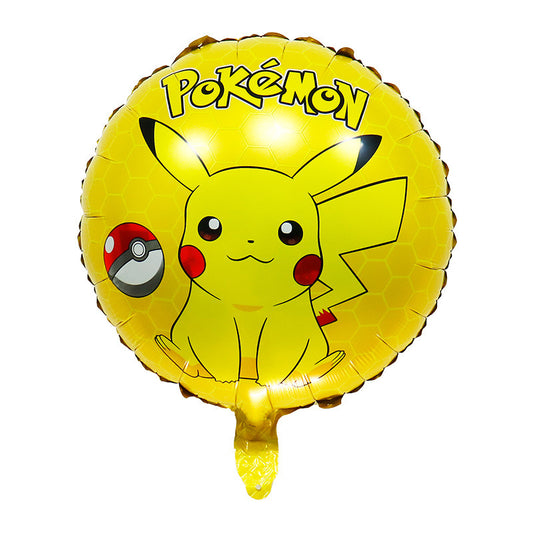Pikachu foil balloons.