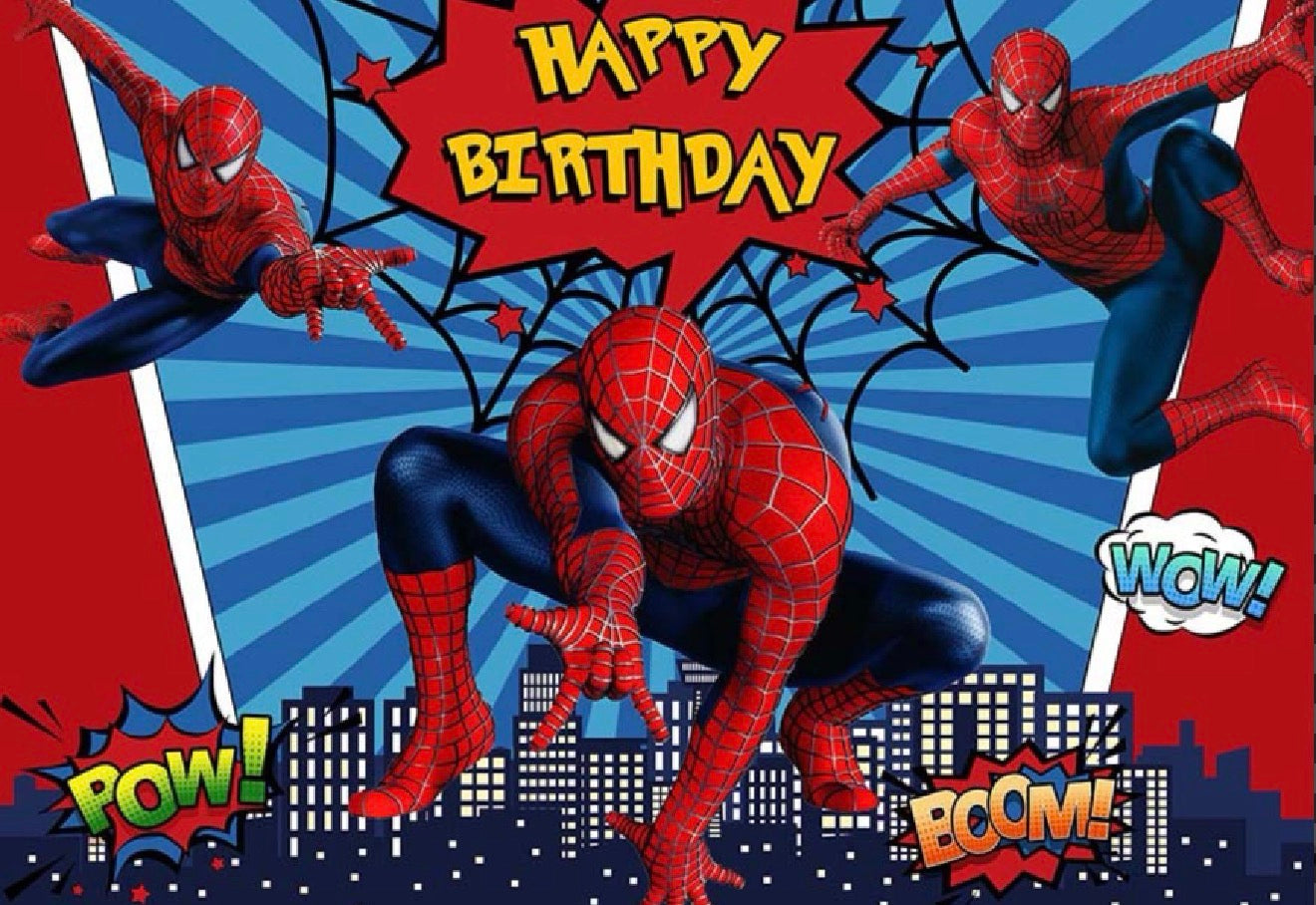 Spiderman Birthday party set.