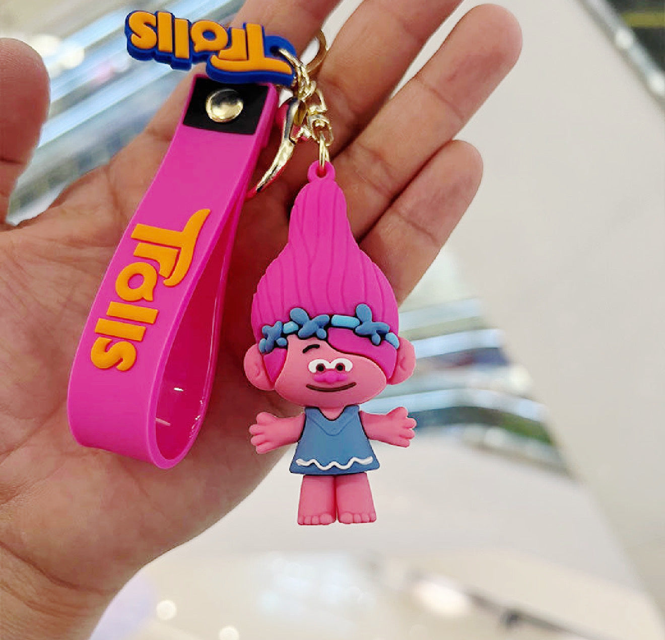Trolls girl Keychain.