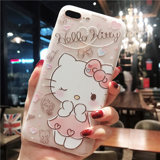 Hello Kitty Frosted Pink Phone Case