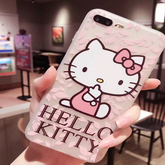 Hello Kitty Frosted Phone Case