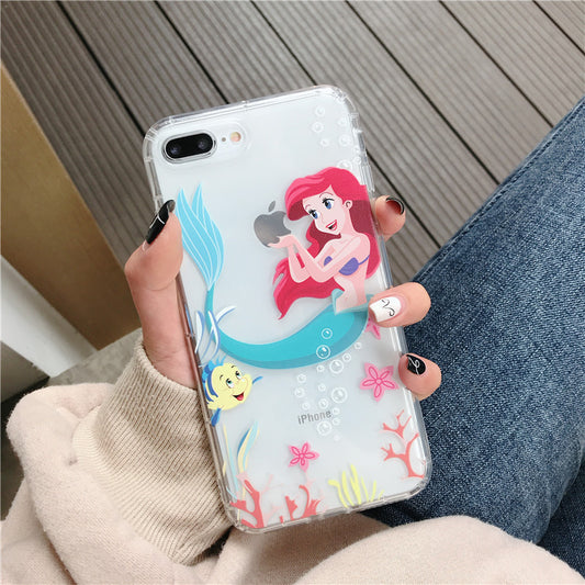 Ariel holding the Apple Phone Case