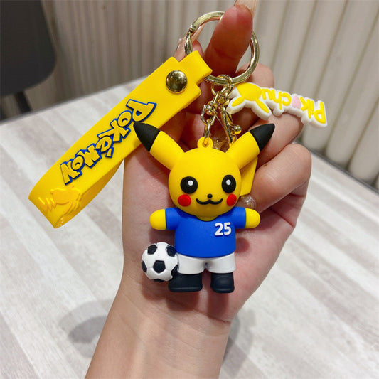 Pikachu Football Keychain