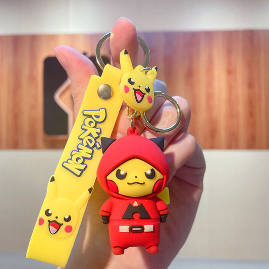 Pikachu roter Ninja-Schlüsselanhänger