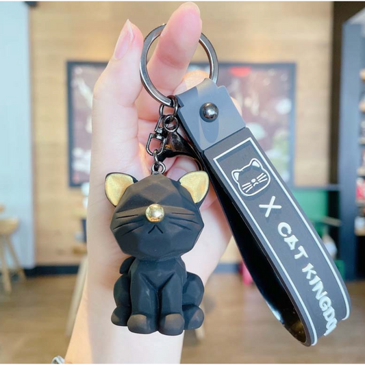 Black cat Keychain