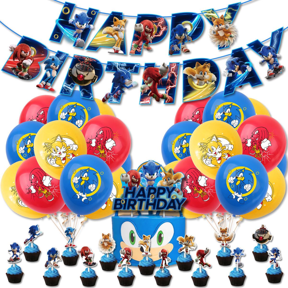 Sonic Speedster Birthday party set.