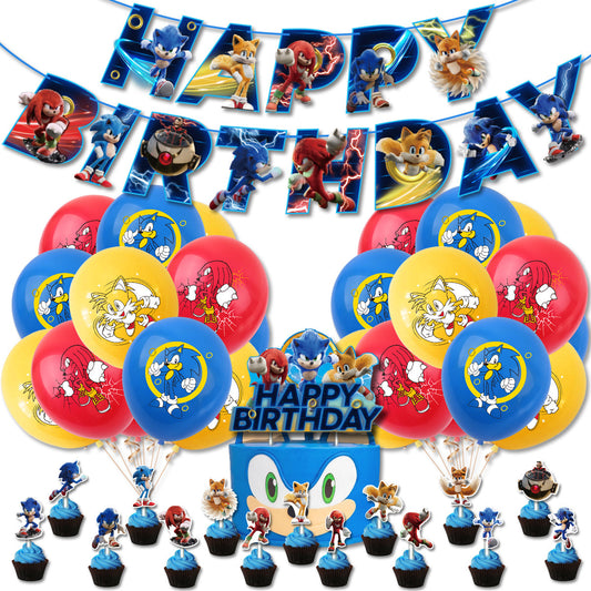 Sonic Speedster Birthday party set.