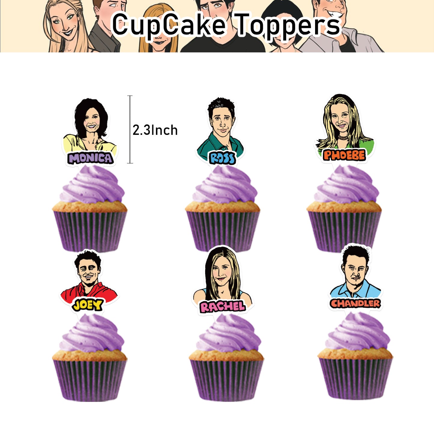 Friends Birthday Party Decorations – Complete Decoration Set.