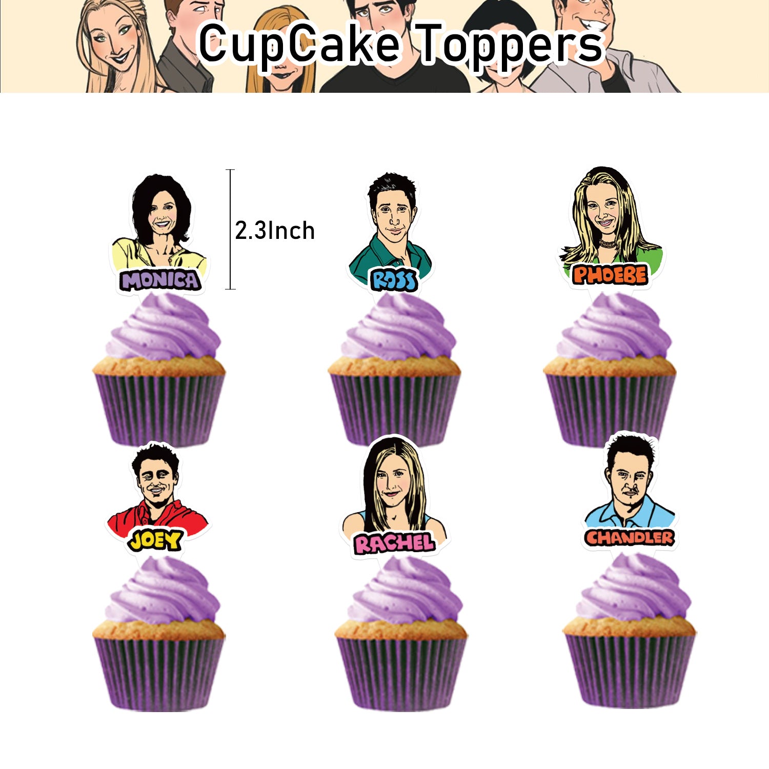 Friends Birthday Party Decorations – Complete Decoration Set.